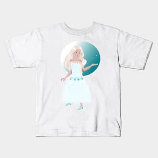 Butterfly girl Kids T-Shirt